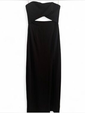 Lulus Extravagant Persona
Black Strapless Cutout Column Maxi Dress